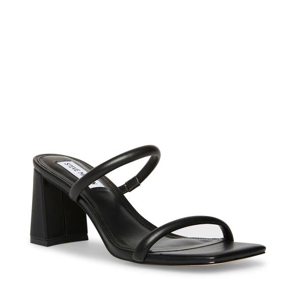 Steve Madden Lilah Women's Heels Black | SM-763QX