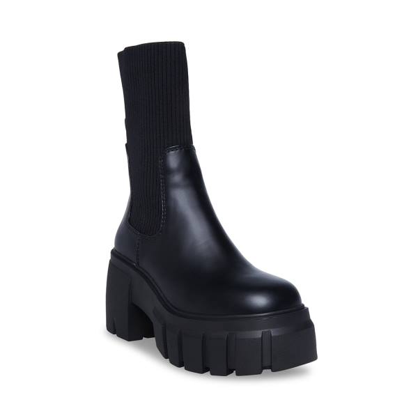 Steve Madden Limit Women's Booties Black | SM-197XL