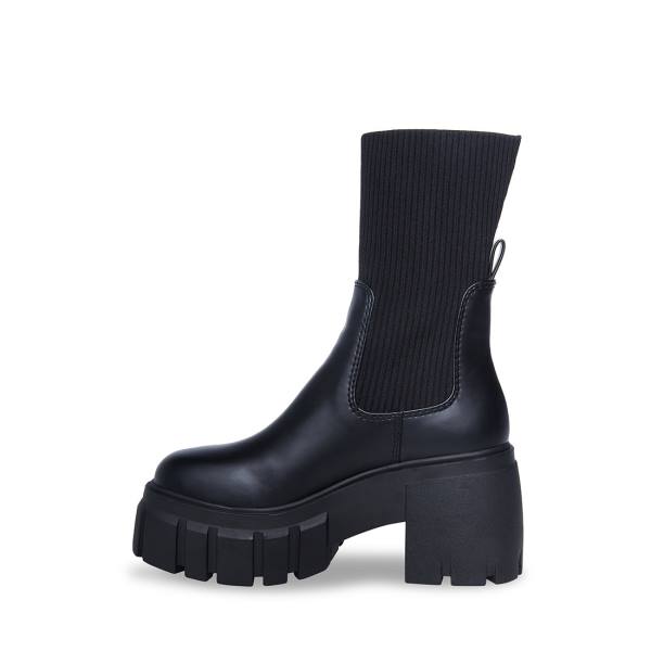 Steve Madden Limit Women's Booties Black | SM-197XL