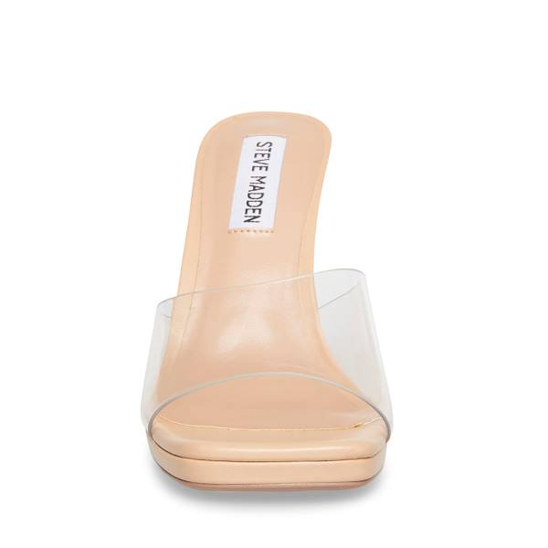 Steve Madden Lipa Women's Heels Clear | SM-428YW