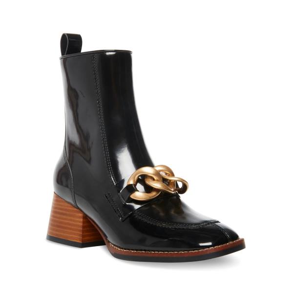 Steve Madden Loreen Women's Booties Black | SM-908PB