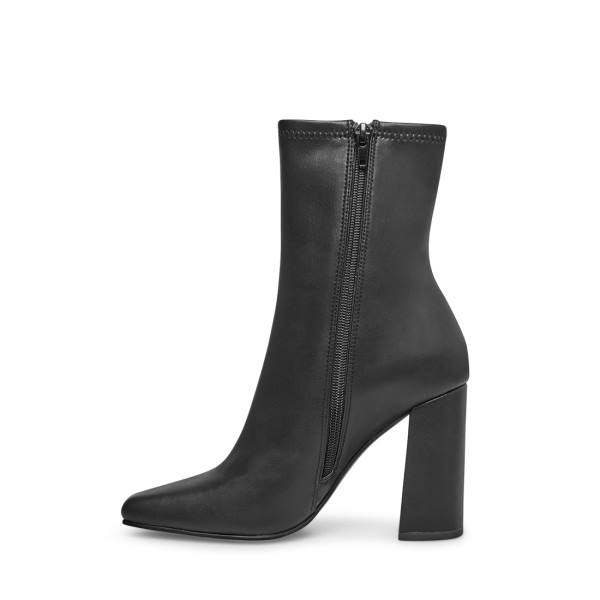 Steve Madden Lynden Women's Booties Black | SM-923NY