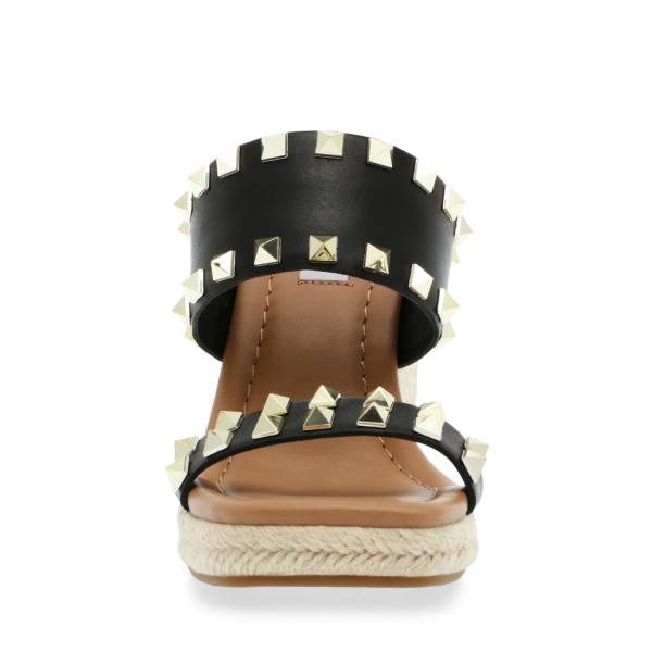 Steve Madden Mackie-s Women's Sandals Black Multicolor | SM-682VO