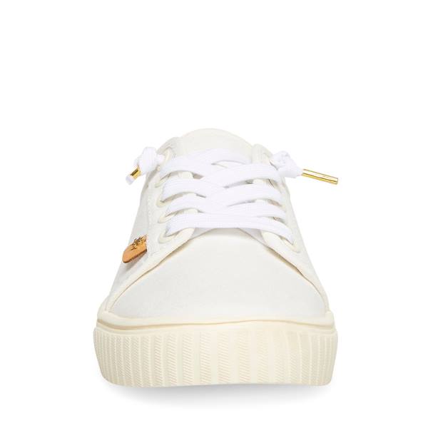 Steve Madden Maevee Natural Women's Sneakers Beige | SM-851JW