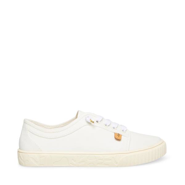 Steve Madden Maevee Natural Women\'s Sneakers Beige | SM-851JW