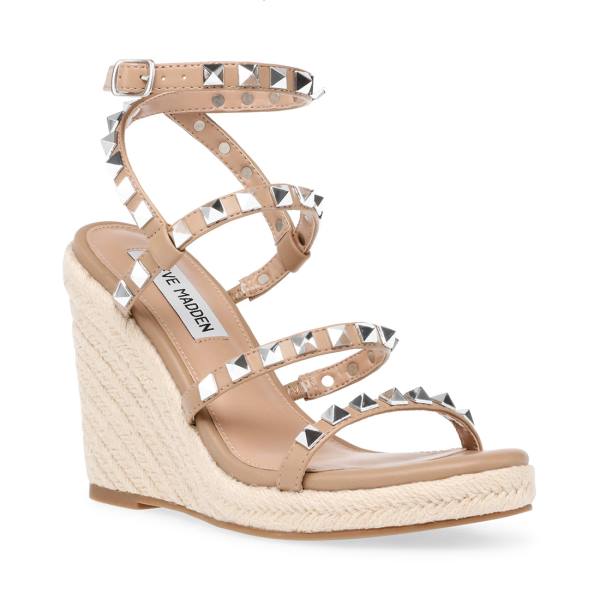 Steve Madden Mali Tan Women's Sandals Brown | SM-076QH