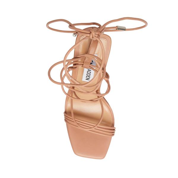 Steve Madden Manzie Tan Women's Heels Brown | SM-860GW
