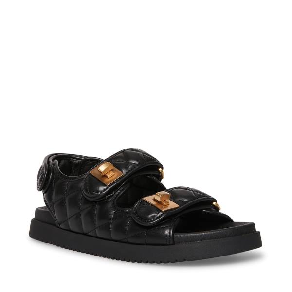 Steve Madden Margie Women's Sandals Black Multicolor | SM-270QW