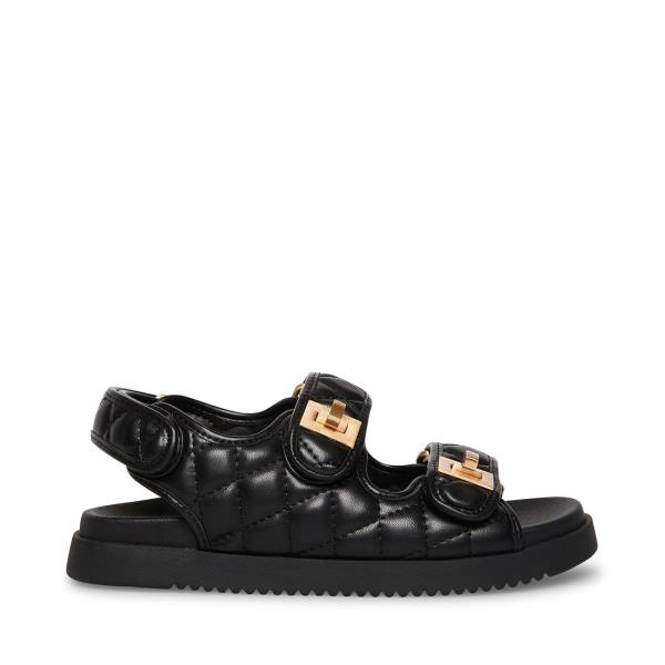 Steve Madden Margie Women\'s Sandals Black Multicolor | SM-270QW