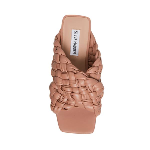 Steve Madden Marina Tan Women's Sandals Beige | SM-489HY