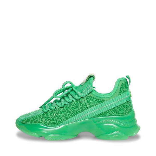 Steve Madden Maxima Women's Sneakers Green | SM-302FK