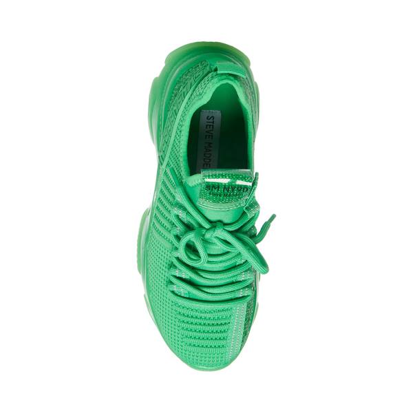 Steve Madden Maxima Women's Sneakers Green | SM-302FK