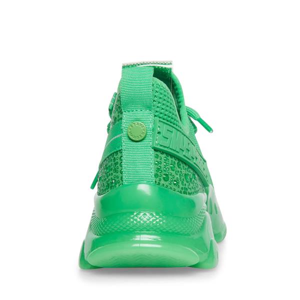 Steve Madden Maxima Women's Sneakers Green | SM-302FK