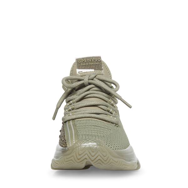 Steve Madden Maxima Women's Sneakers Green Multicolor | SM-874KS