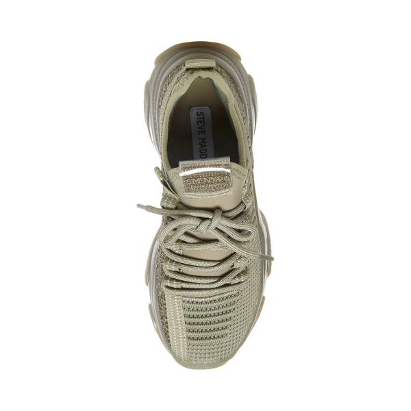 Steve Madden Maxima Women's Sneakers Green Multicolor | SM-874KS