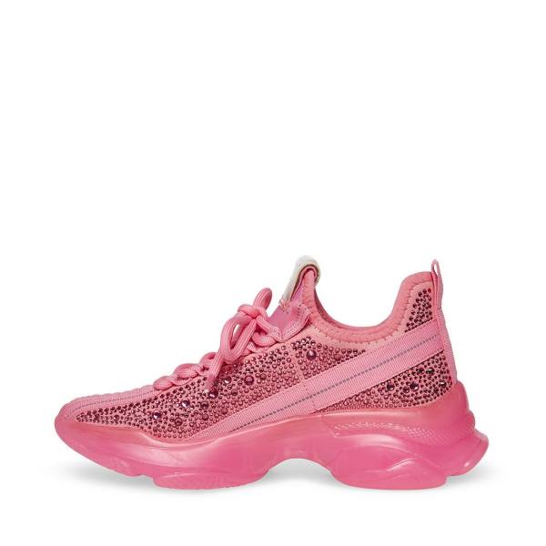 Steve Madden Maxima Women's Sneakers Pink | SM-840AN
