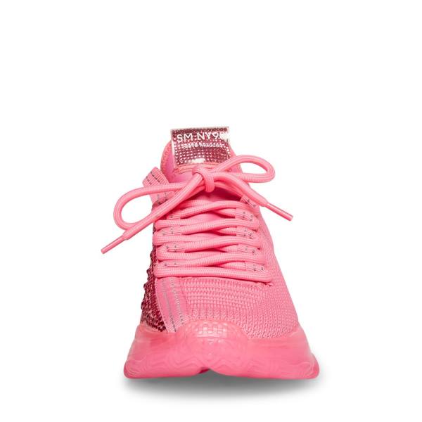 Steve Madden Maxima Women's Sneakers Pink | SM-840AN