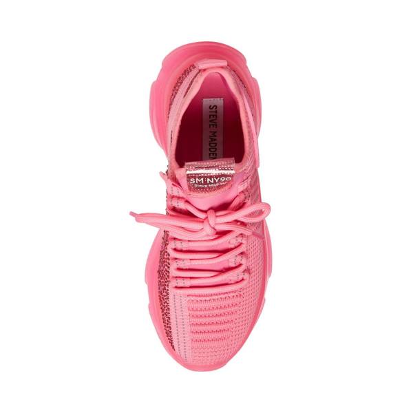 Steve Madden Maxima Women's Sneakers Pink | SM-840AN