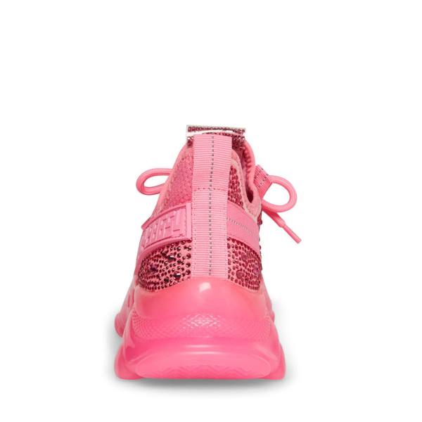 Steve Madden Maxima Women's Sneakers Pink | SM-840AN