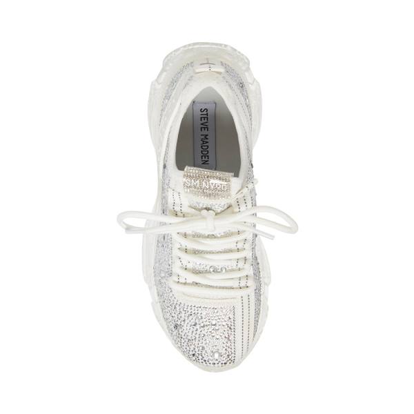 Steve Madden Maxima-r Women's Sneakers White Multicolor | SM-041PB