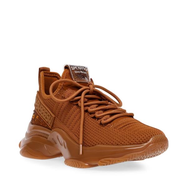 Steve Madden Maxx Men's Sneakers Brown | SM-527DJ