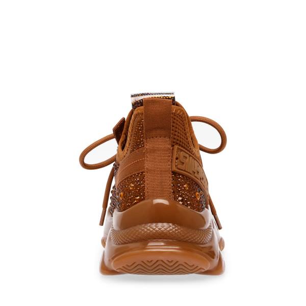 Steve Madden Maxx Men's Sneakers Brown | SM-527DJ