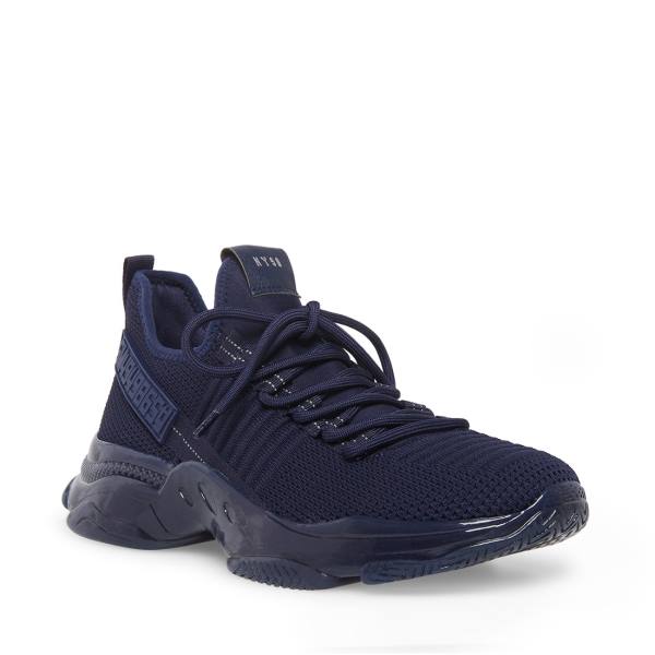 Steve Madden Maxxximo Men's Sneakers Navy | SM-483AT