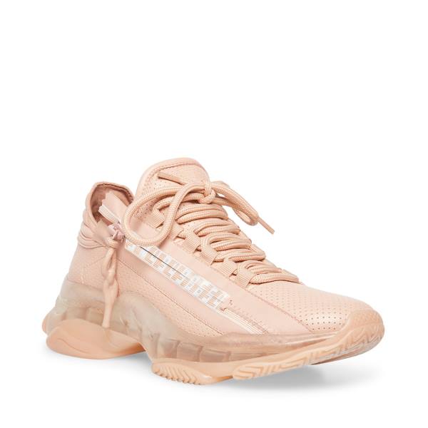 Steve Madden Measure Blush Women's Sneakers Pink | SM-276DC