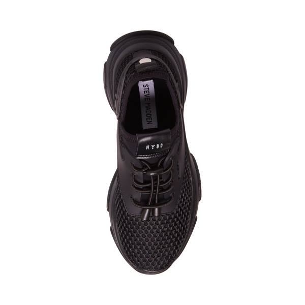 Steve Madden Milo Women's Sneakers Black | SM-184SV