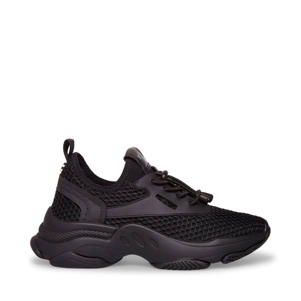 Steve Madden Milo Women\'s Sneakers Black | SM-184SV