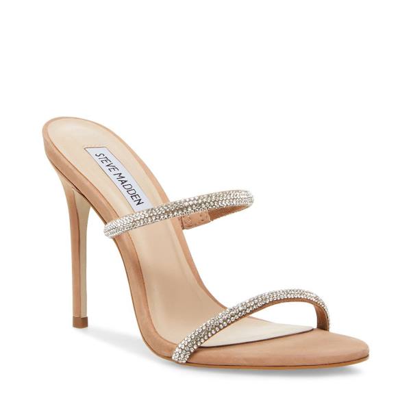 Steve Madden Mina-r Camel Women's Heels Brown Multicolor | SM-869TX