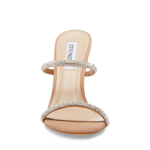 Steve Madden Mina-r Camel Women's Heels Brown Multicolor | SM-869TX