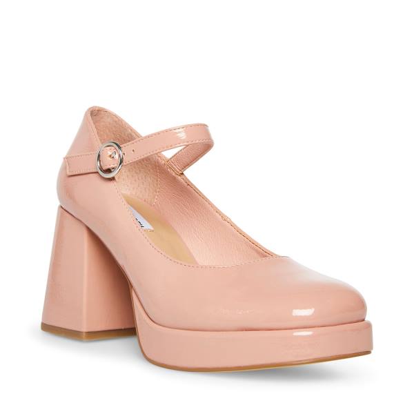 Steve Madden Mingle Patent Women's Heels Pink | SM-754LR