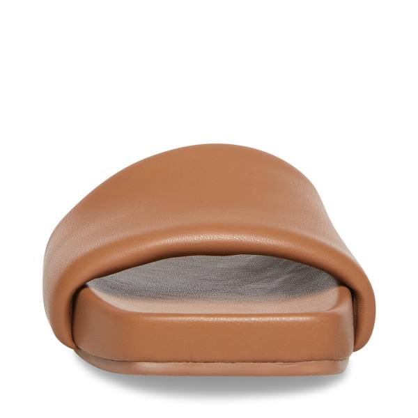 Steve Madden Mosy Mocha Women's Sandals Beige | SM-284VB