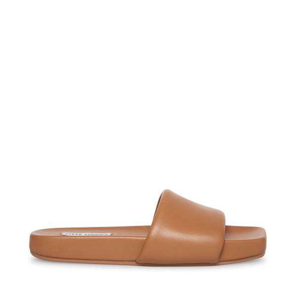 Steve Madden Mosy Mocha Women\'s Sandals Beige | SM-284VB