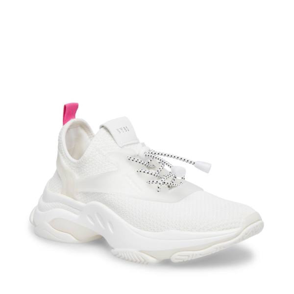 Steve Madden Myles Women's Sneakers White | SM-157CR