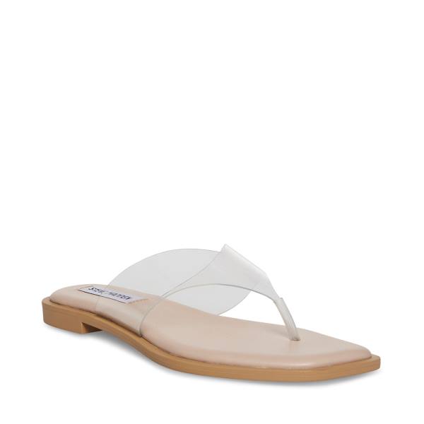 Steve Madden Norie Women's Sandals Clear | SM-184KQ