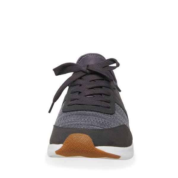 Steve Madden P-stevy Charcoal Men's Sneakers Grey | SM-047MR