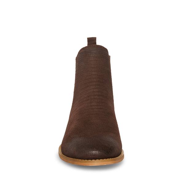 Steve Madden Paterson Suede Men's Boots Brown | SM-983AL
