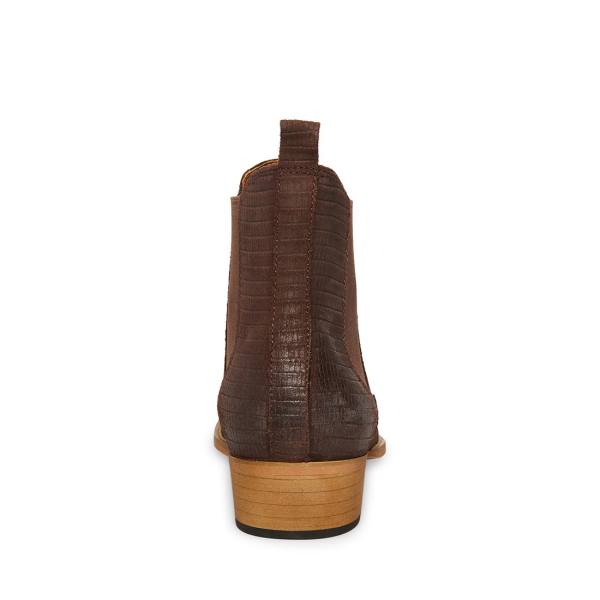 Steve Madden Paterson Suede Men's Boots Brown | SM-983AL