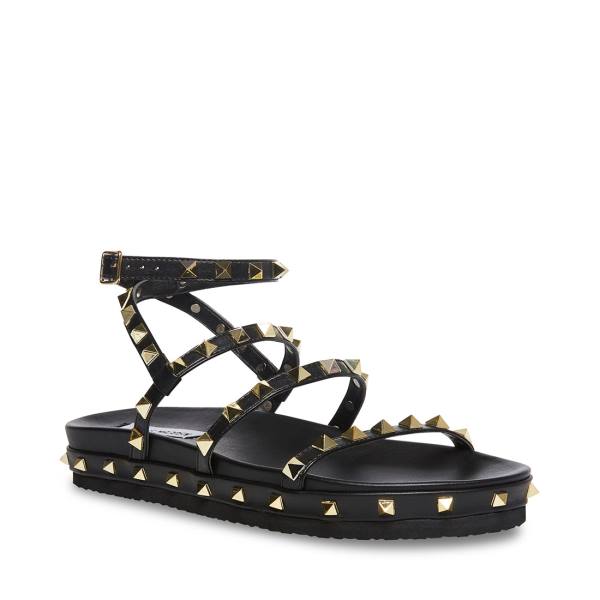 Steve Madden Patrish Women's Sandals Black Multicolor | SM-126UW