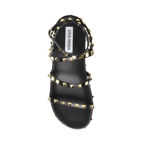 Steve Madden Patrish Women's Sandals Black Multicolor | SM-126UW