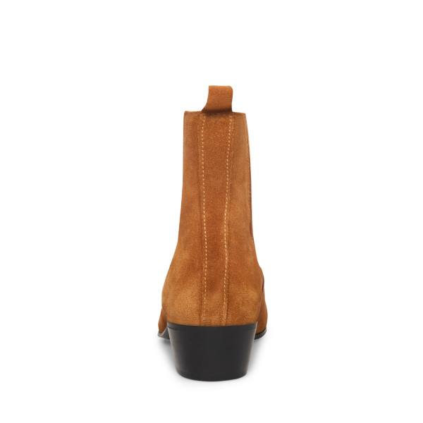 Steve Madden Pierre Tan Suede Men's Boots Brown | SM-410WI