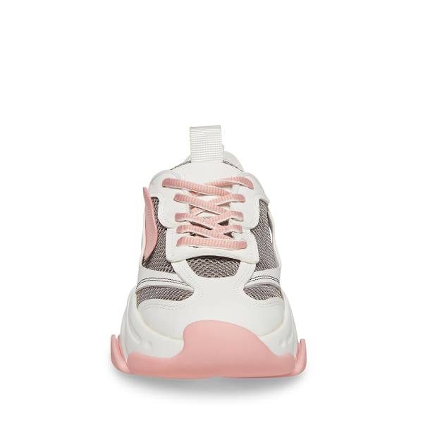 Steve Madden Possession Women's Sneakers Pink Multicolor | SM-438BS
