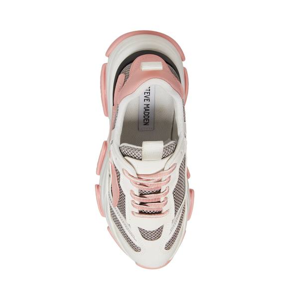 Steve Madden Possession Women's Sneakers Pink Multicolor | SM-438BS