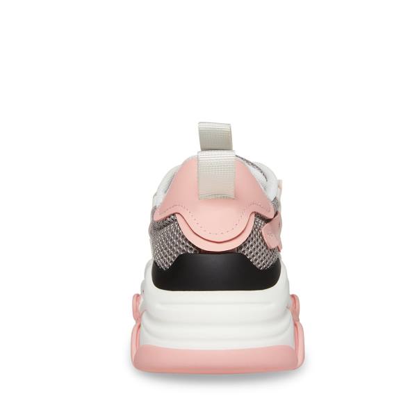 Steve Madden Possession Women's Sneakers Pink Multicolor | SM-438BS
