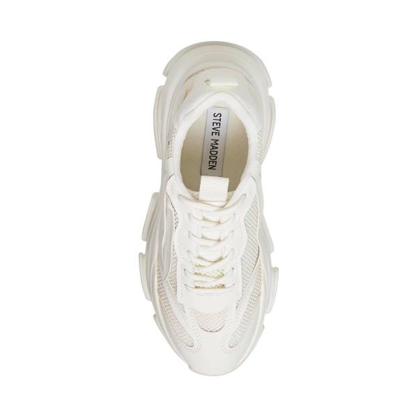 Steve Madden Possession Women's Sneakers White | SM-915NI