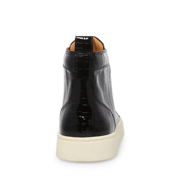Steve Madden Promoter-c Crocodile Men's Sneakers Black | SM-462RX
