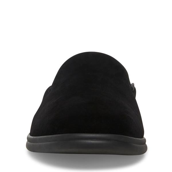 Steve Madden Questt Velvet Men's Sneakers Black | SM-791FK