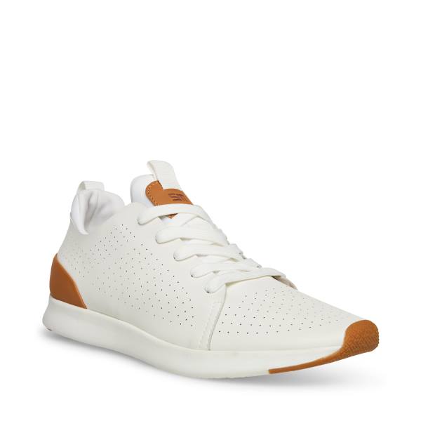 Steve Madden Revolve Men's Sneakers White | SM-597IX